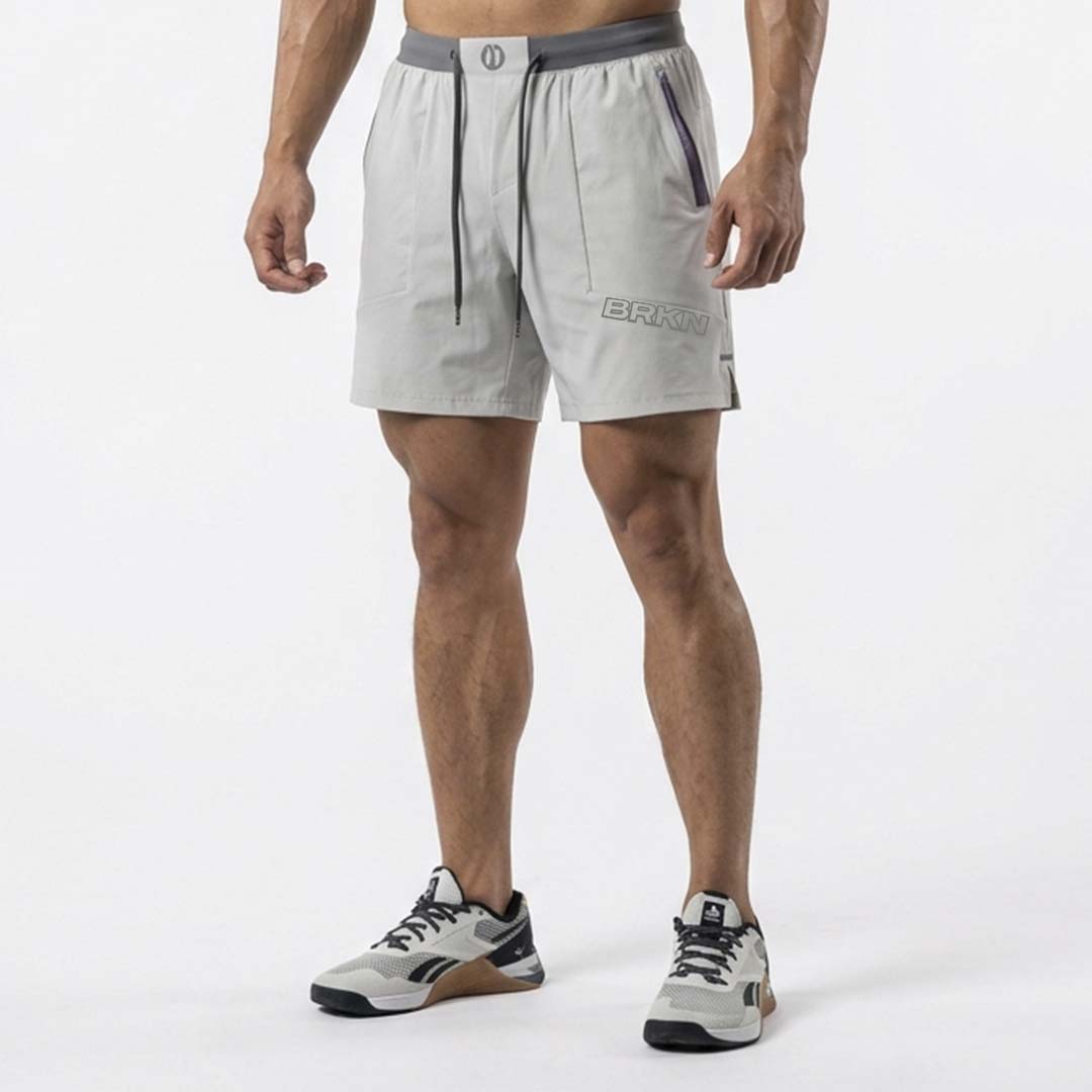 Short "BRKN 01" Off-White