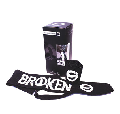 Muñequeras de tela ajustables