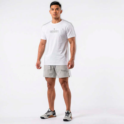 Short "BRKN 01" Off-White